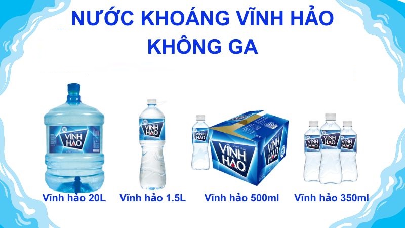 nuoc khoang vinh hao khong ga
