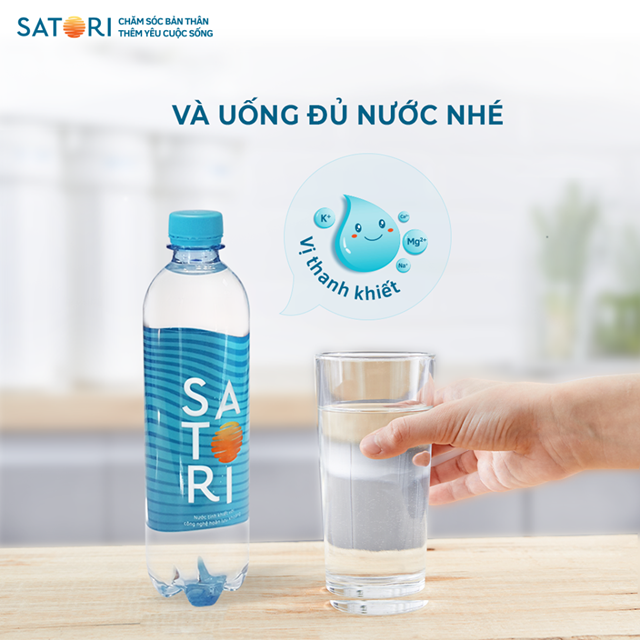 Nước uống hoàn lưu khoáng Satori 500ml