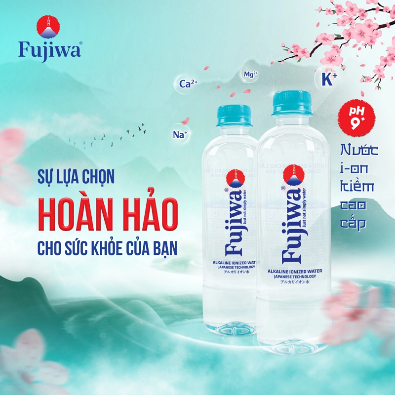 Nước khoáng ion kiềm fujiwa Bà Rịa? không chỉ ngon, mà hiệu quả!