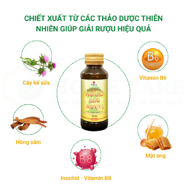 Fujiwa Fujikey Hỗ trợ giải độc gan & giải rượu 80ml hộp 10 chai 17 Fujiwa Fujikey Hỗ trợ giải độc gan & giải rượu 80ml hộp 10 chai